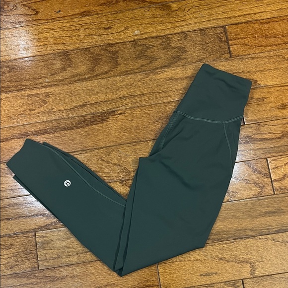 lululemon athletica Pants - 57. Lululemon army green base pace high rise crop 21” legging 0